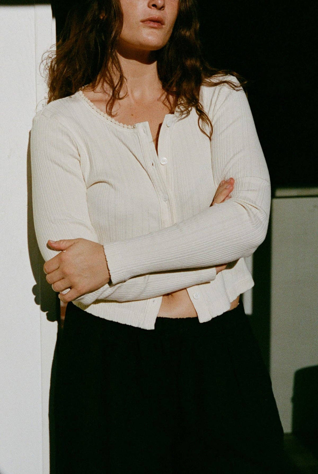 Pointelle Cardigan
