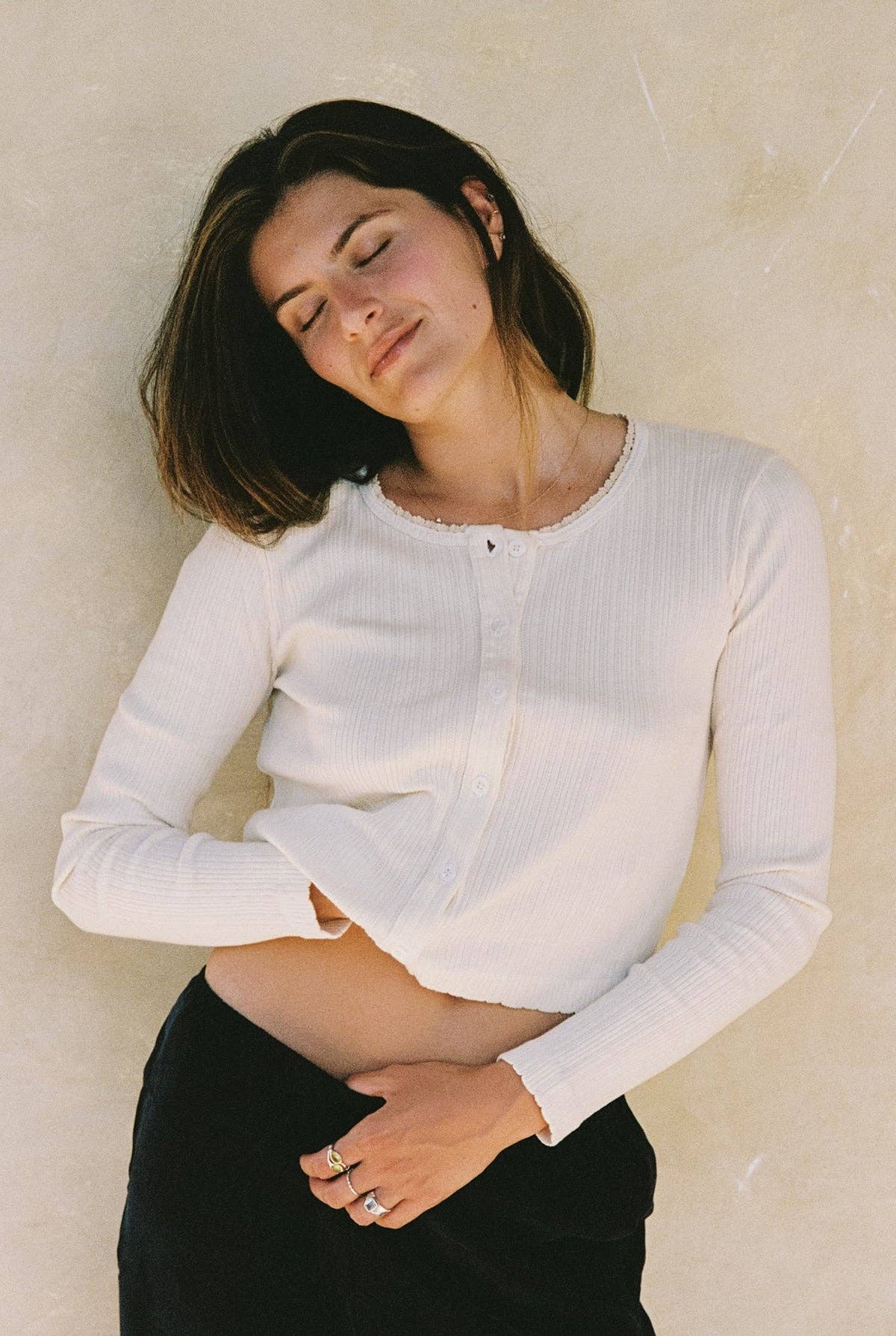 Pointelle Cardigan