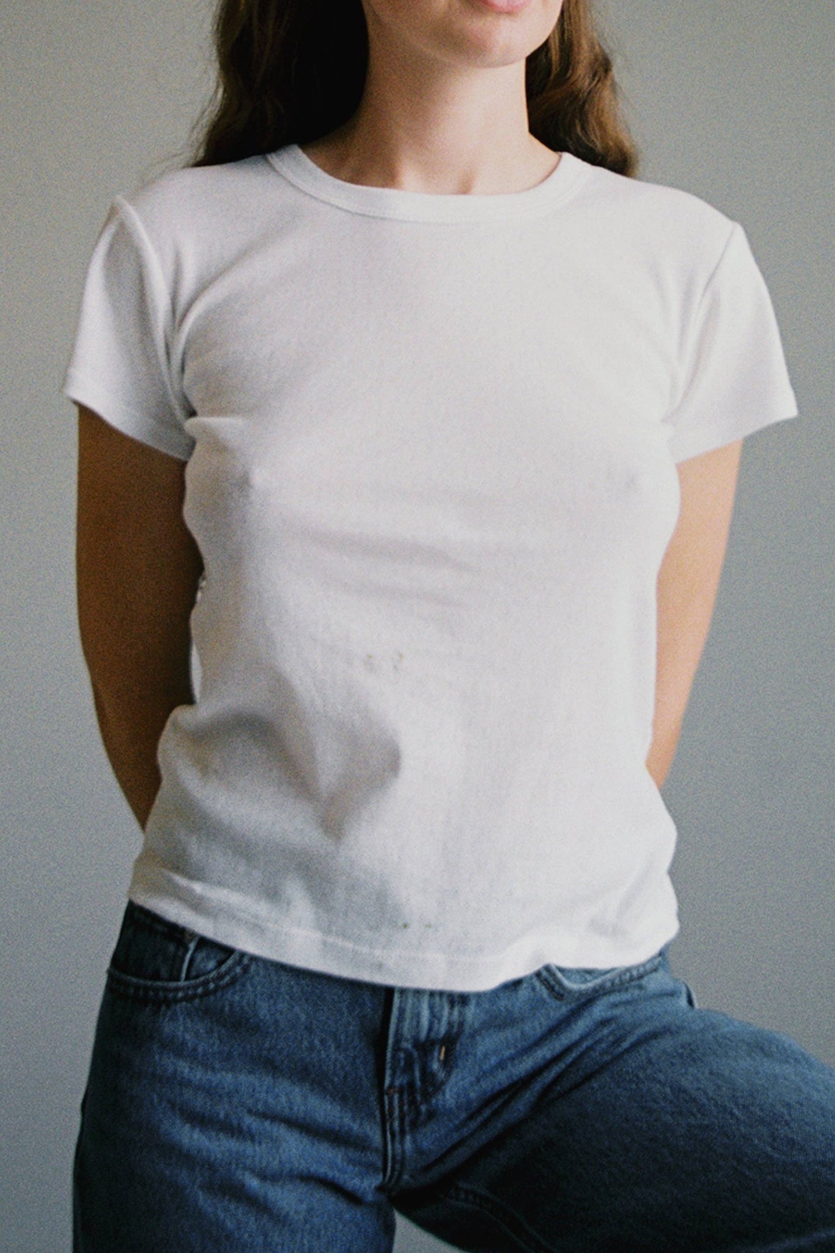Pointelle Baby Tee