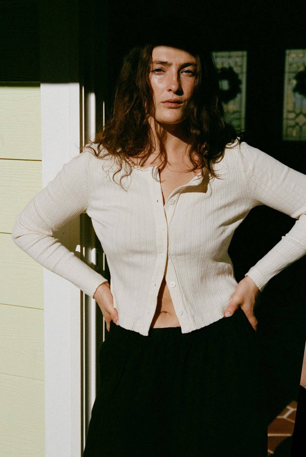 Pointelle Cardigan